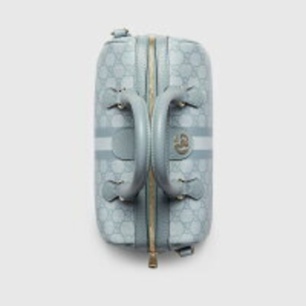 Gucci Ophidia Top Handle Bag Blue - Picture 3 of 5